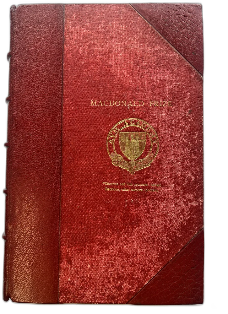 Characters of Shakespear's Plays, 1903 Macdonald Prize morocco binding